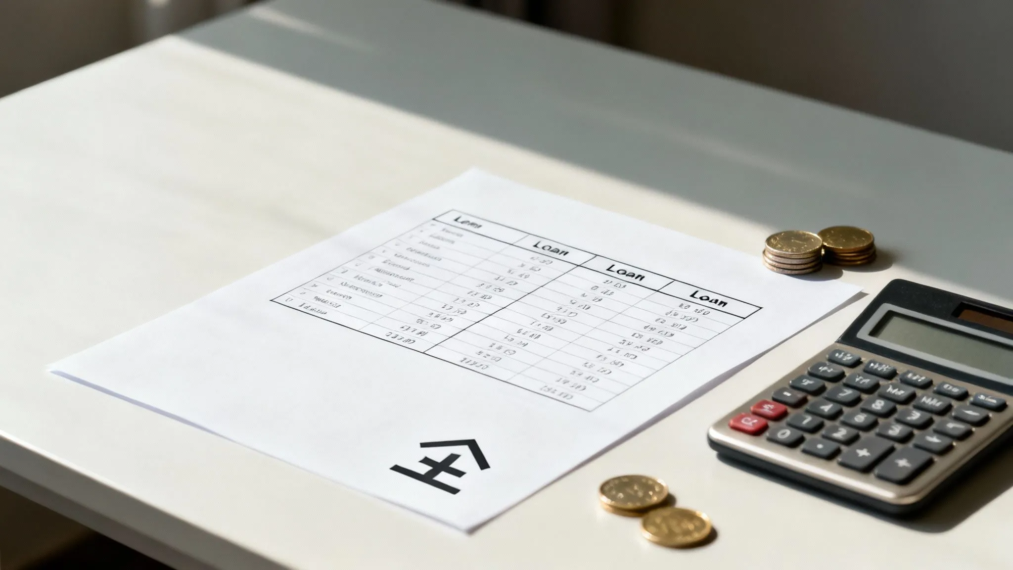 KOSGEB Geleneksel Girişimci Performans Desteği tablosu, masa üzerinde hesap makinesi ve paralar ile birlikte görülüyor