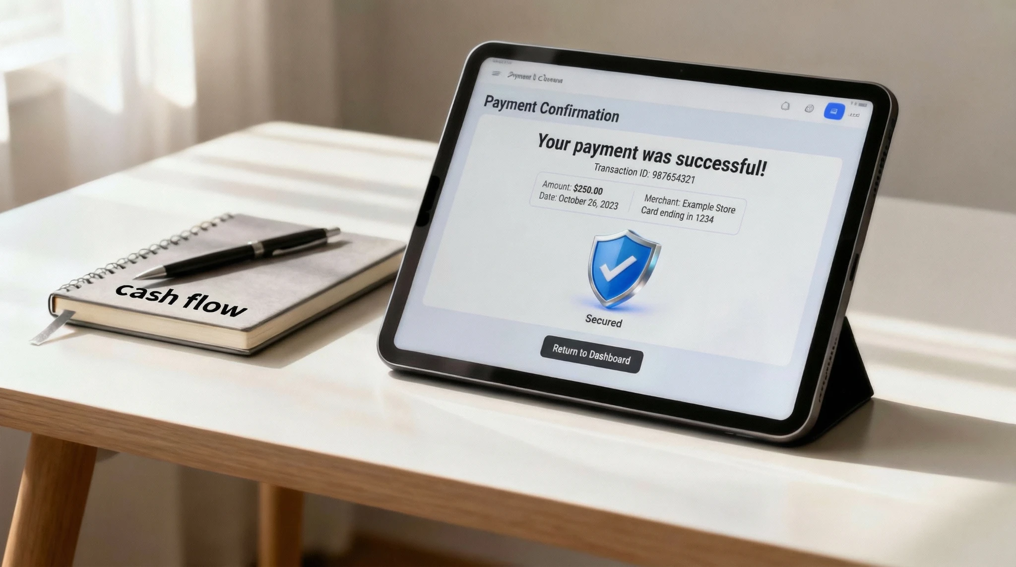 Shopify ödeme süreçleri ve nakit akışı yönetimi için güvenli online ödeme ekranı