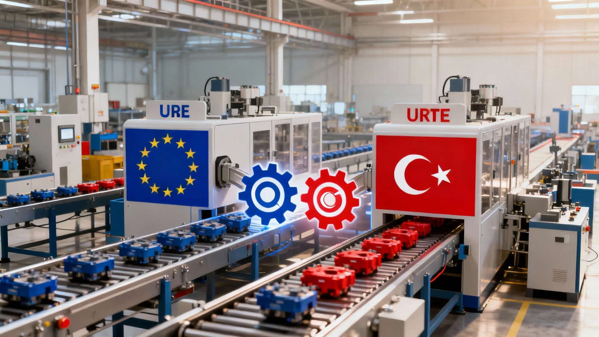 EU and Türkiye manufacturing supply chain requiring customs, product and origin controls