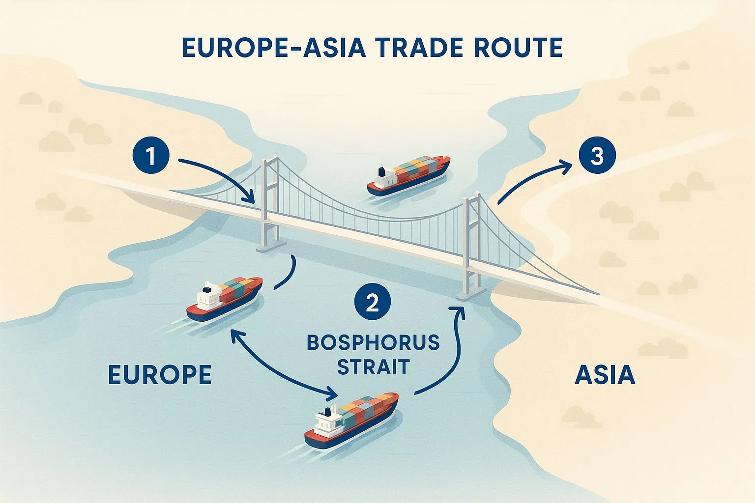 Starting logistics company Istanbul Europe Asia trade corridor