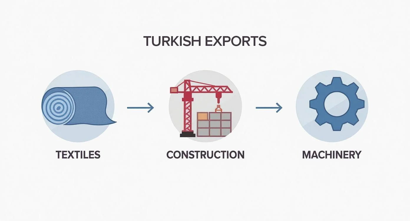 Turkish exports moving through Middle Corridor toward Central Asian markets