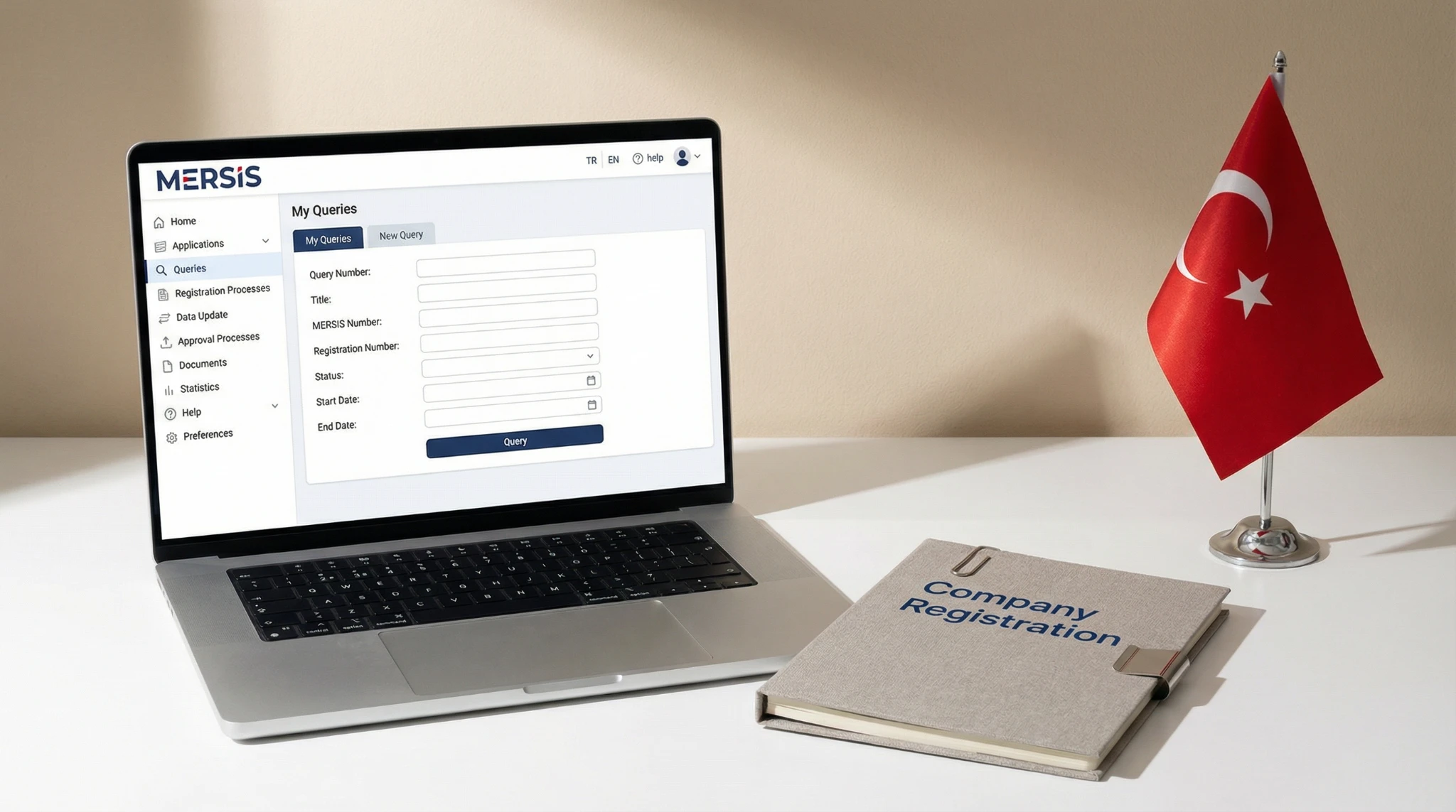 MERSIS company registration portal in Türkiye for electronic commercial registry procedures