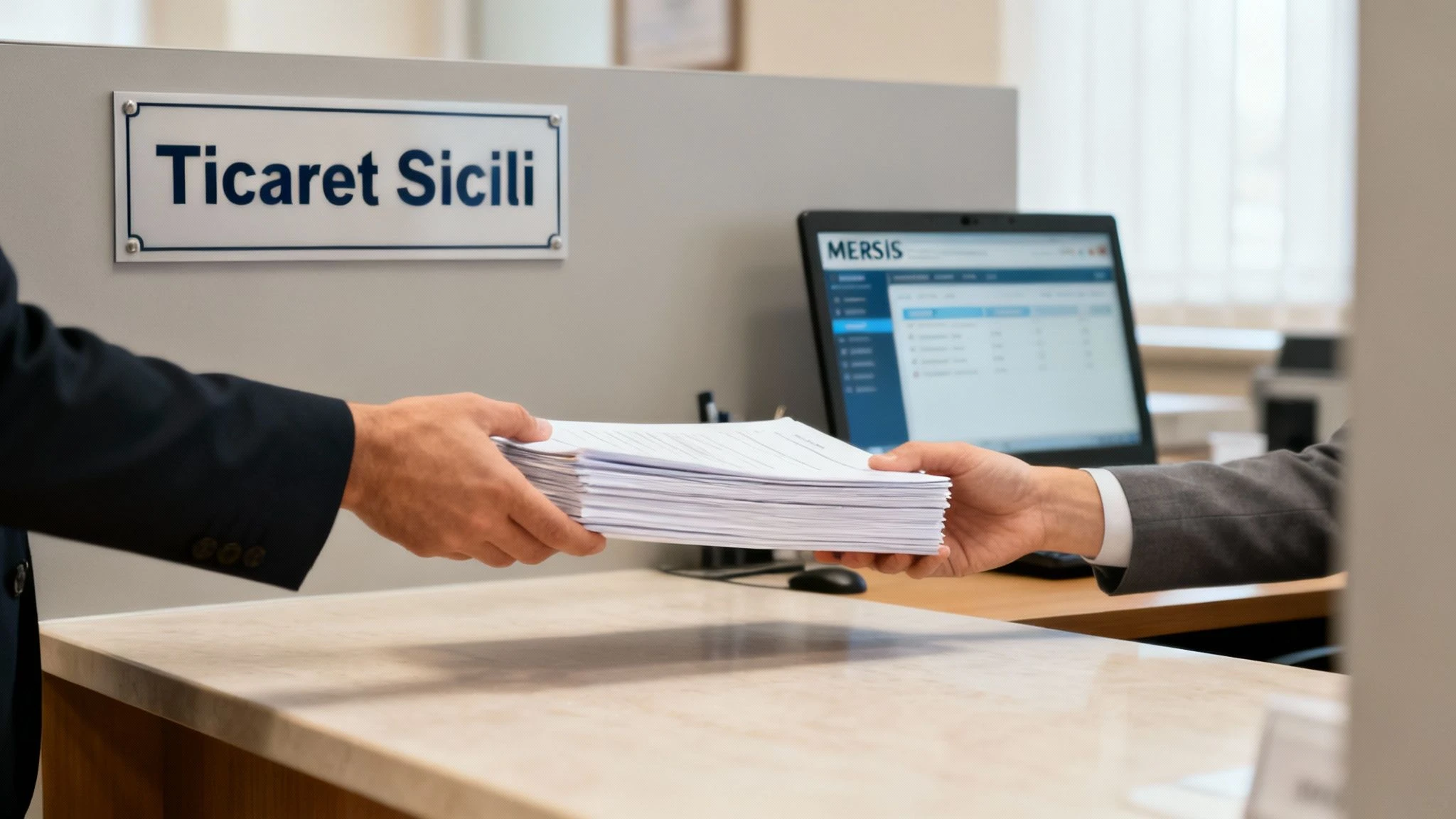 MERSIS and Trade Registry filing sequence for changing a company address in Turkey