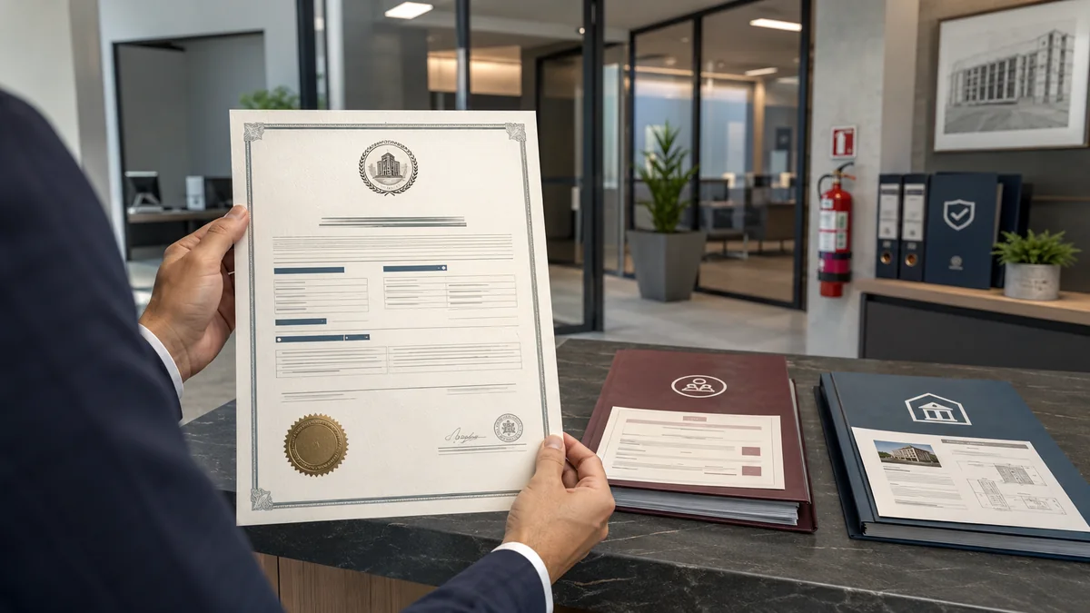 Workplace opening license Turkey document and compliant business premises