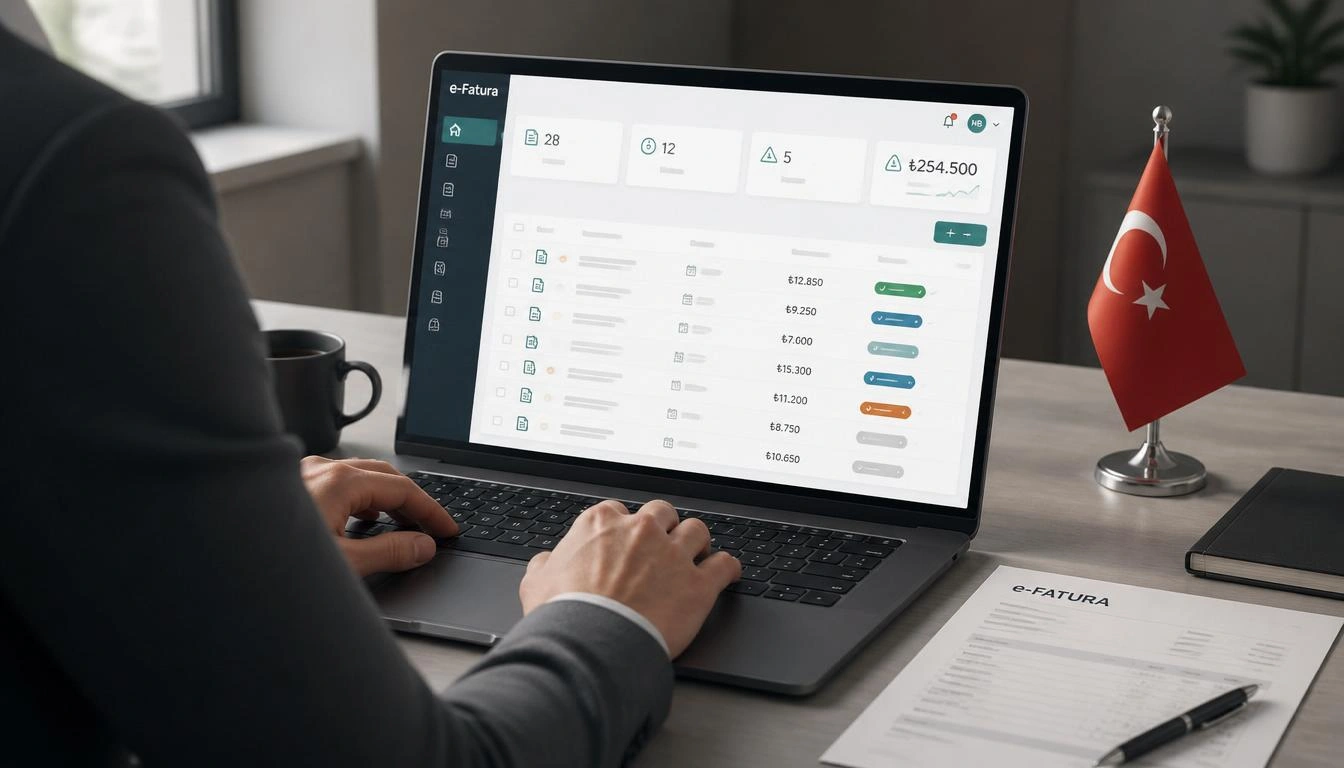 Decision map for e-Invoice registration in Turkey and the official e-Fatura use methods