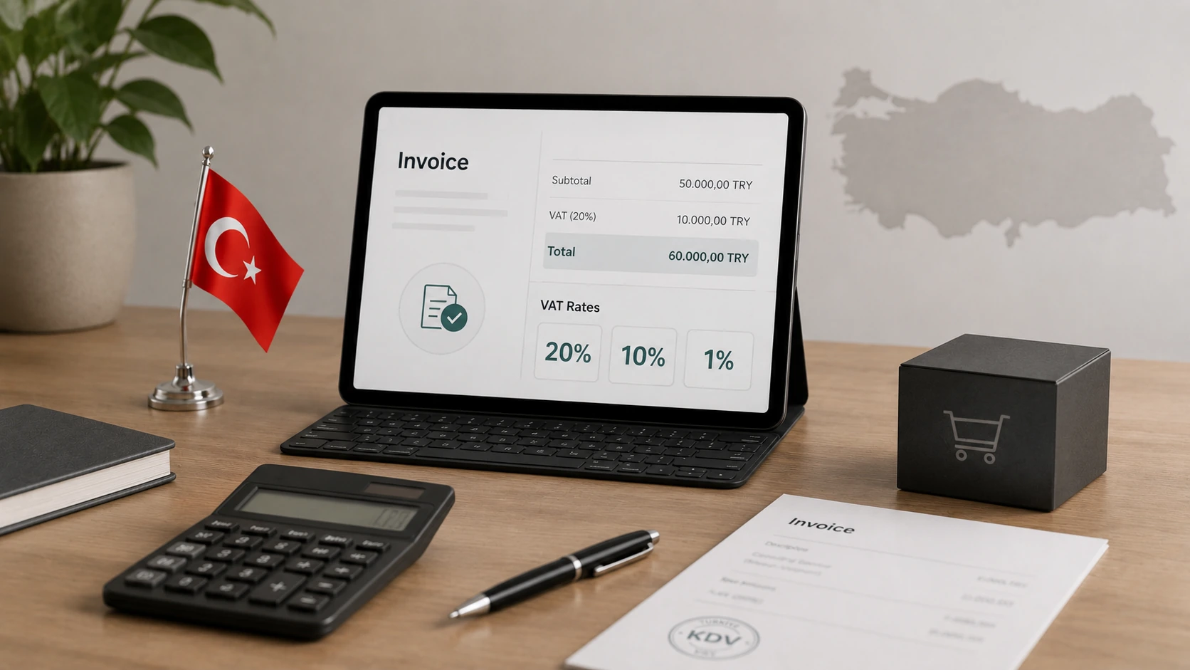 Foreign business comparing ordinary, reverse-charge and special digital-services VAT routes in Turkey