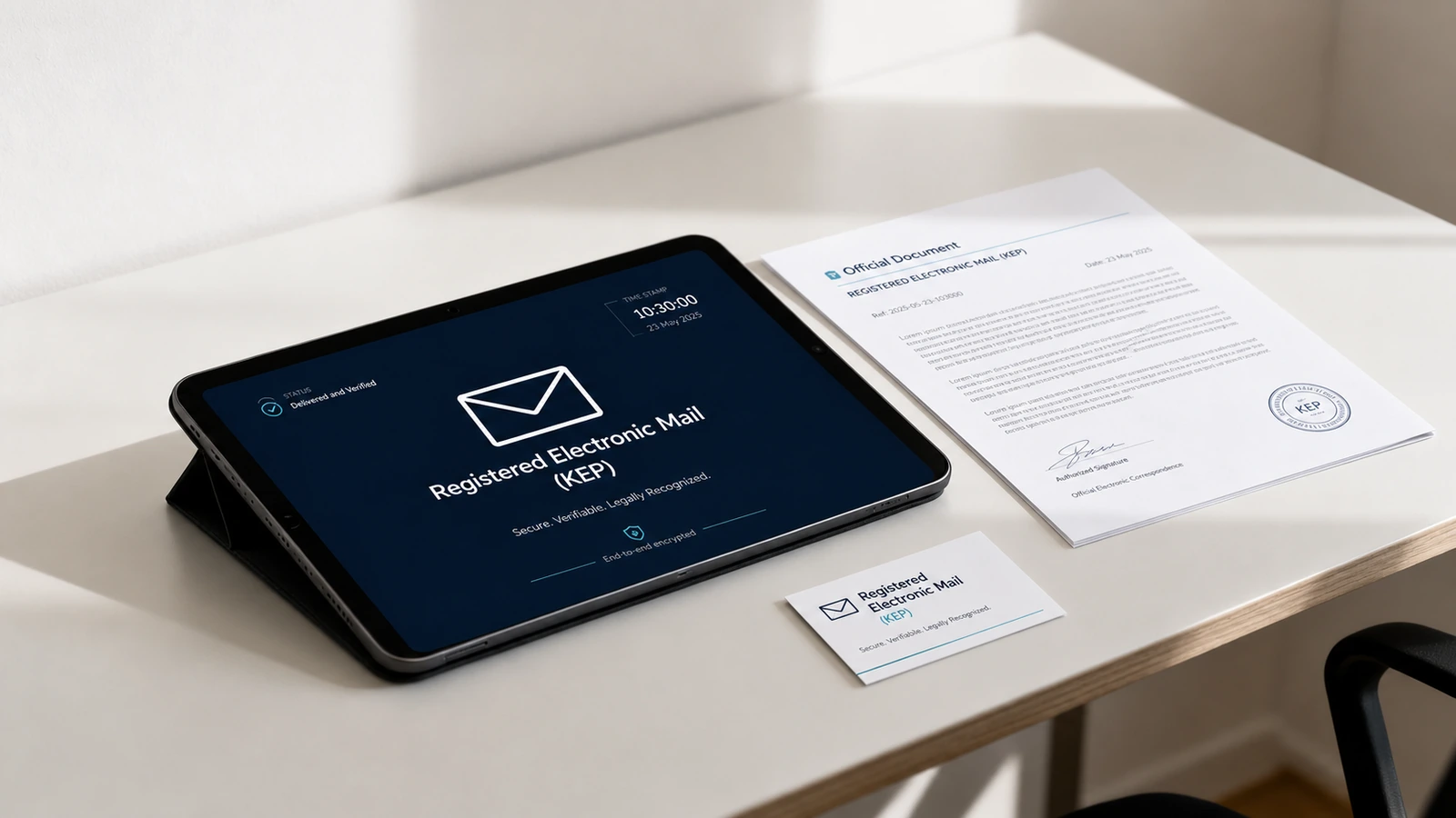 KEP registered electronic mail for Turkish company correspondence