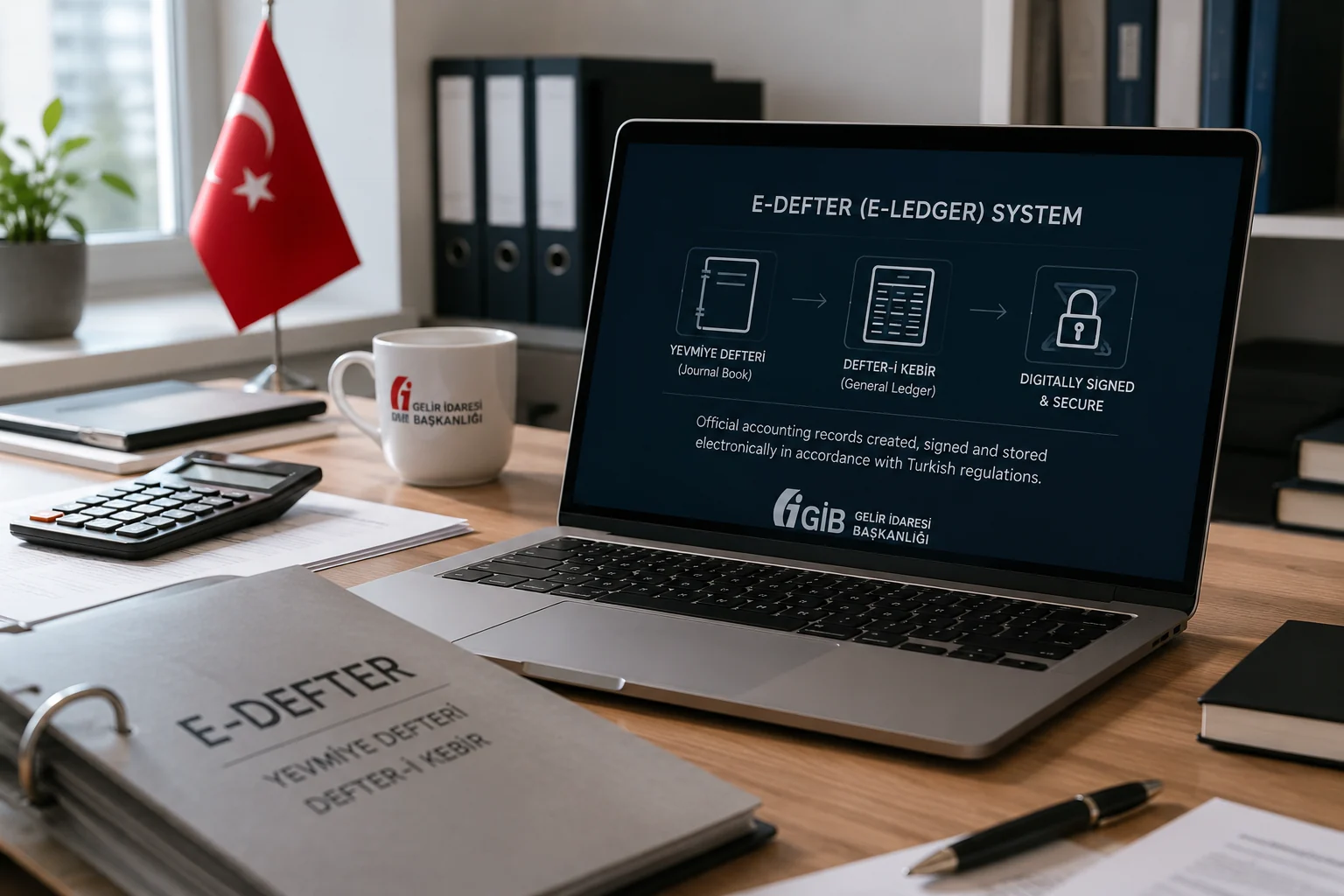 e-Defter Turkey electronic journal and general ledger compliance workflow
