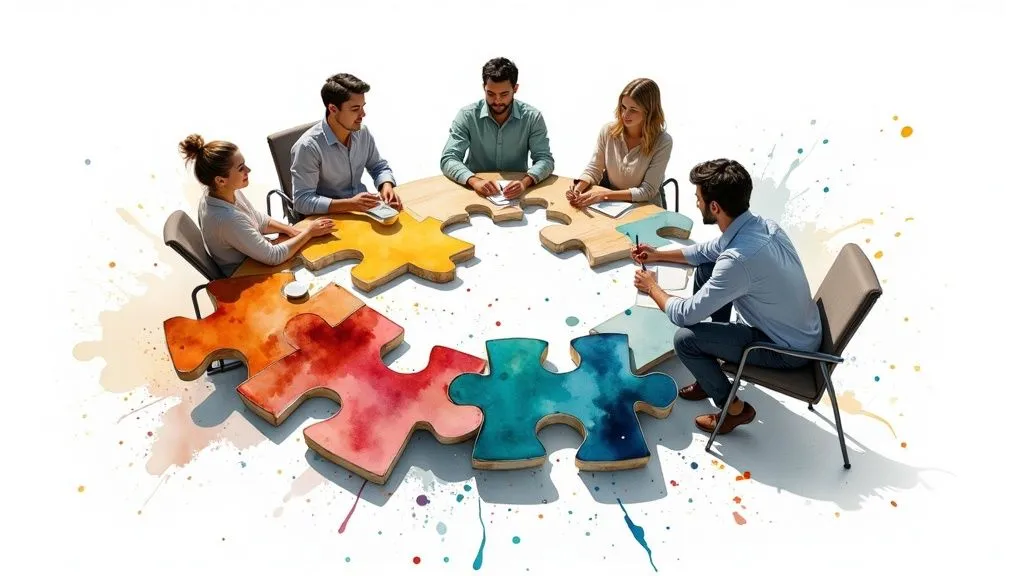 Farklı e-ticaret senaryoları için en uygun şirket türünü belirleyen ekip çalışması