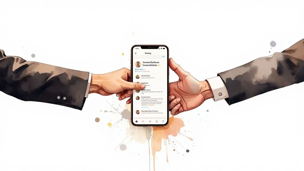 Instagram hesap büyütme planını değerlendiren ekip