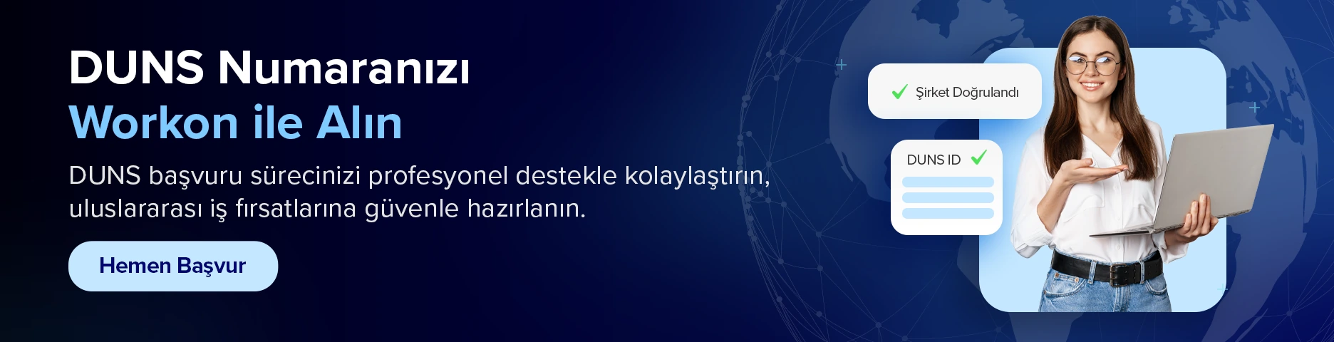 Workon D-U-N-S numarası başvuru desteği