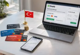Shopify Türkiye ödeme çözümleri için iyzico, PayTR ve PayU entegrasyonunu gösteren ödeme altyapısı
