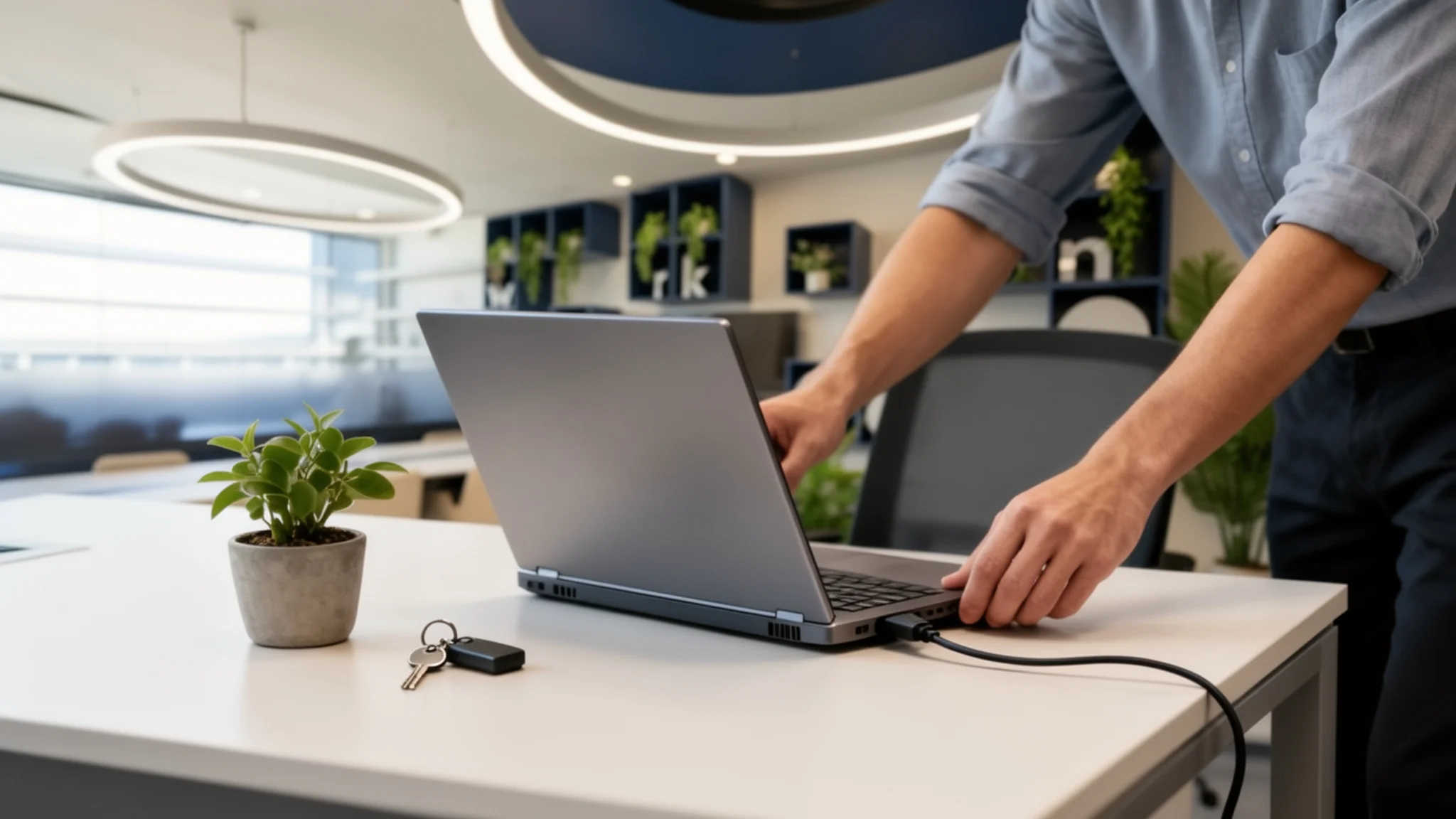 Workon ofis çözümünde çalışma alanı kullanımına başlayan kullanıcı